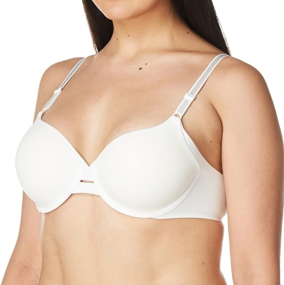 Warners sz 40 D white underwire bra no side effects coverage new with tags WL334 - Picture 3 of 10